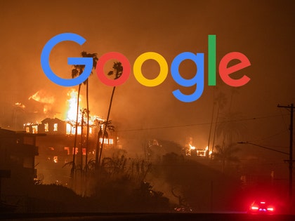 palisades fire google getty