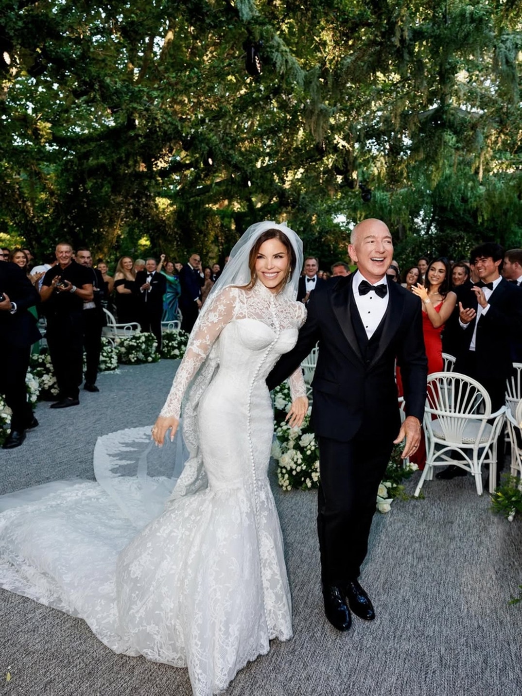 Lauren Sanchez Shares First Look of Wedding Dress