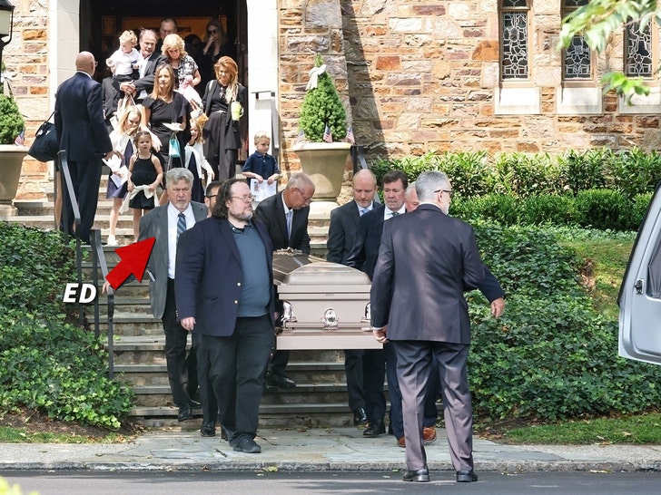 Jason, Kylie Kelce Attend Funeral Of Dad Ed's Partner