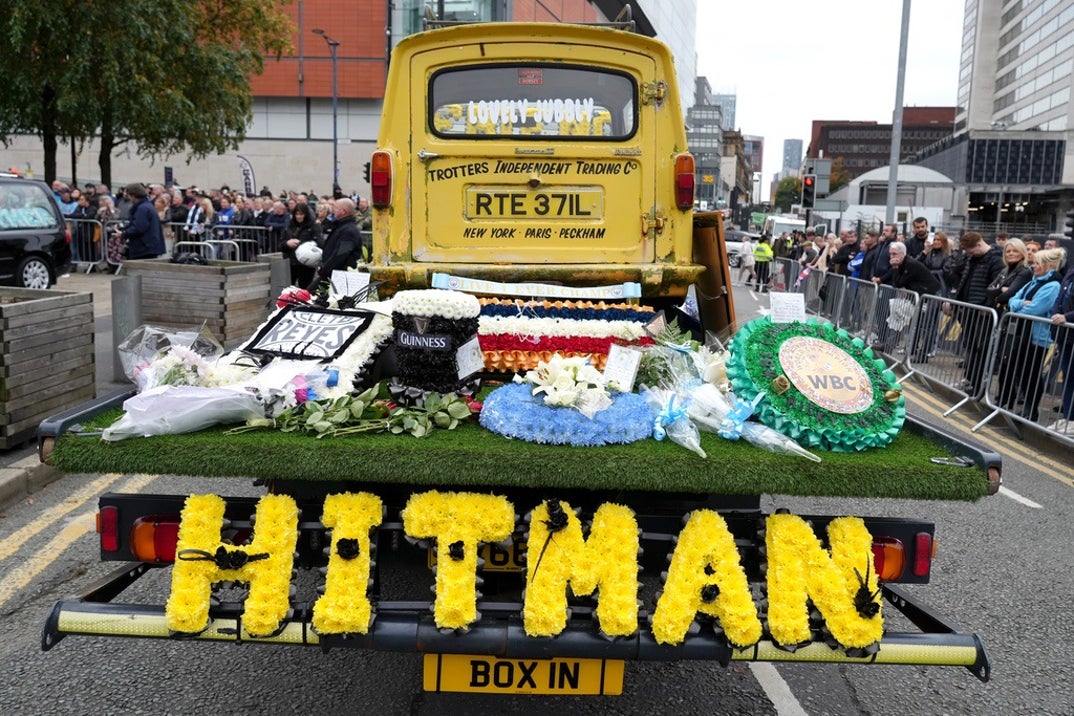 Friends & Family Mourn at Ricky Hatton's Funeral 13