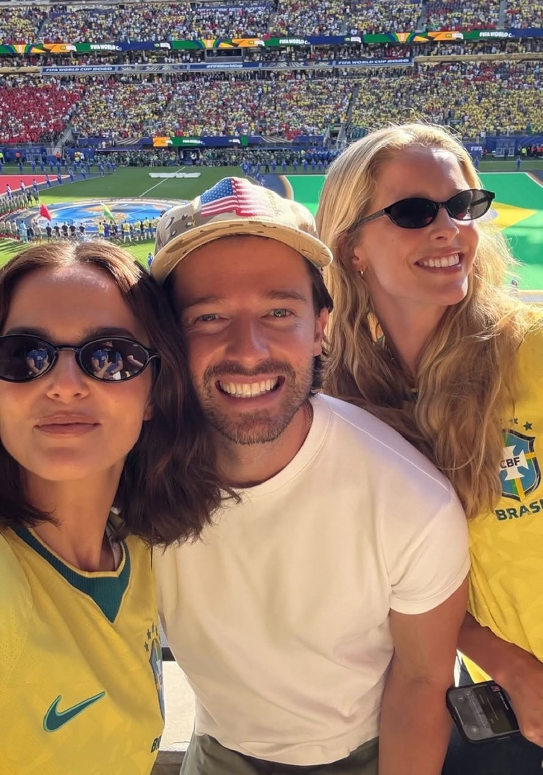 Zoey Deutch, Patrick Schwarzenegger and Abby Champion