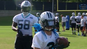 Carolina Panthers Let 13-Year-Old Girl Practice with Team, She Hits Hard!!