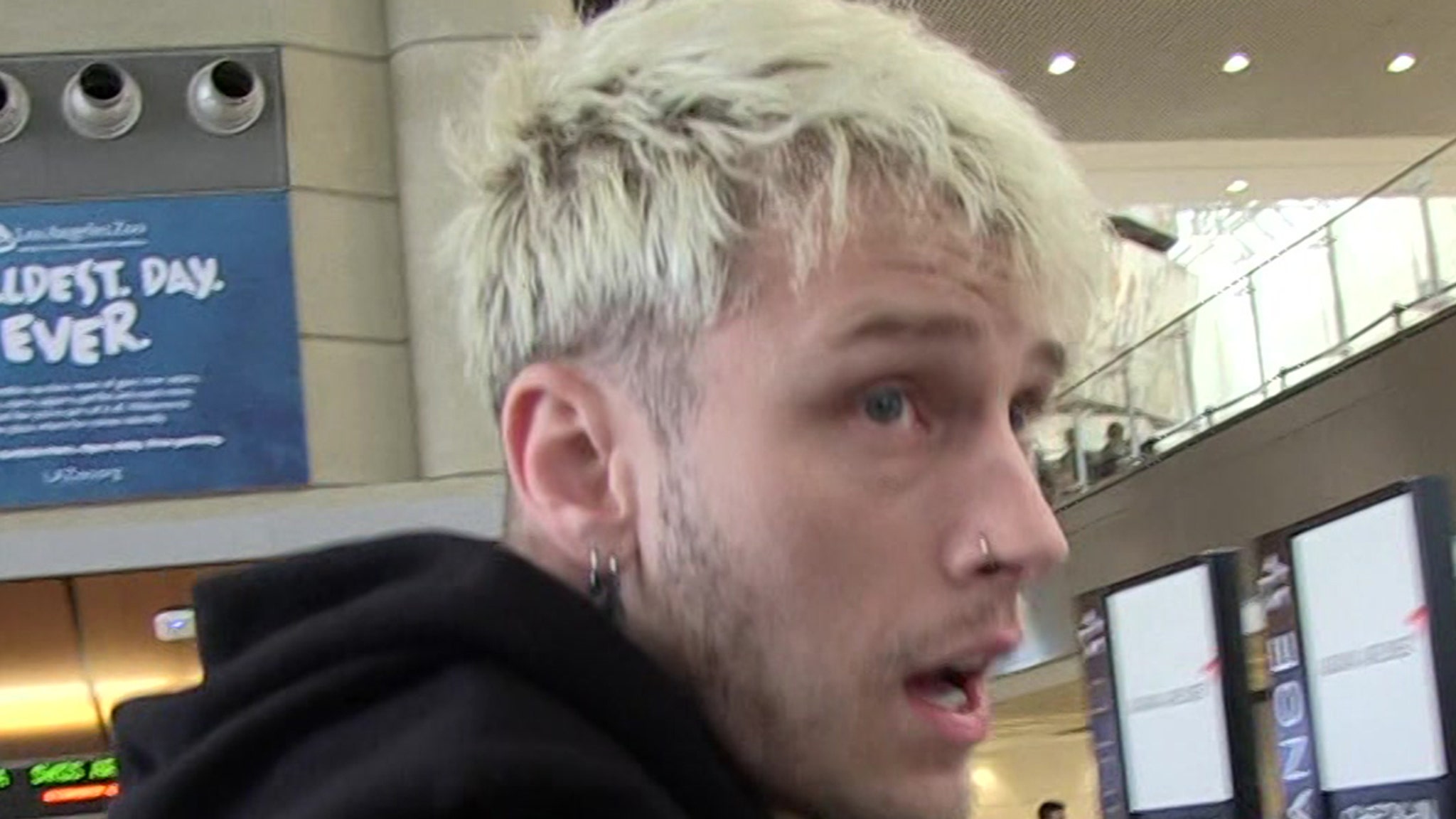 Machine Gun Kelly Accused of Battery on Parking Attendant During Movie Shoot
