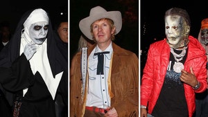 Celebs Celebrate Halloween 2021 in Hollywood