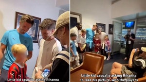 rihanna dissed by soccer kid for picture