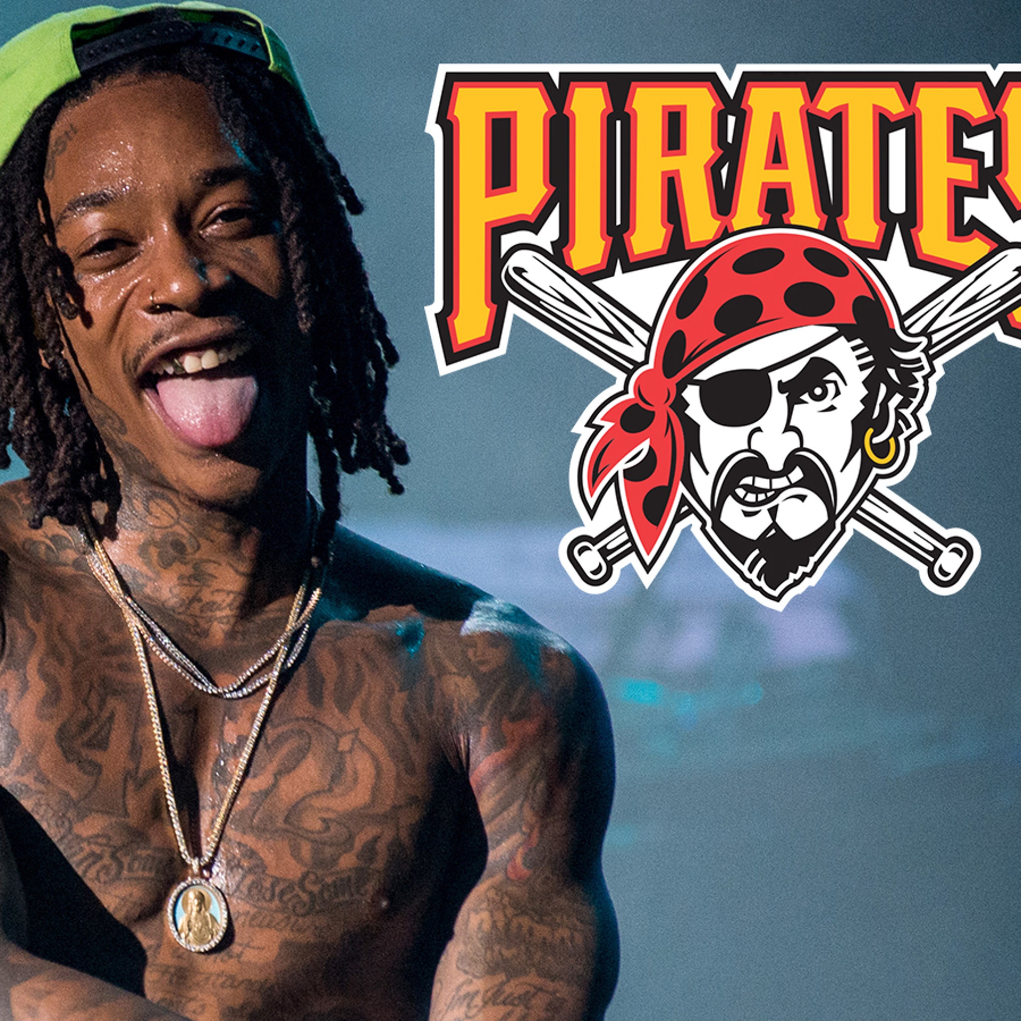 Wiz Khalifa 'Shroomed Out' Before First Pitch at Pirates Game