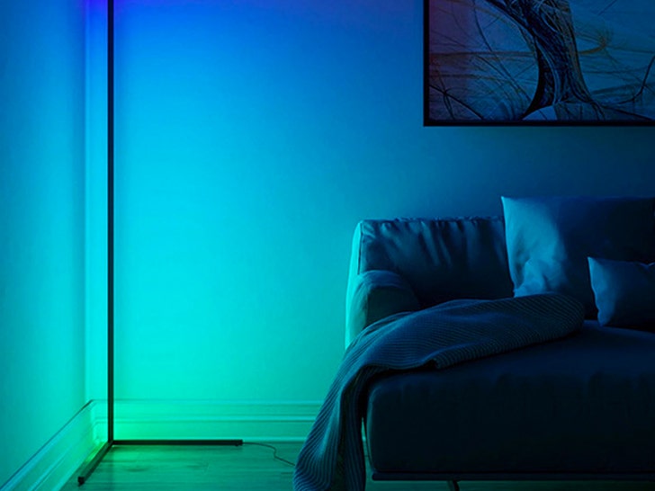 blue bedroom light