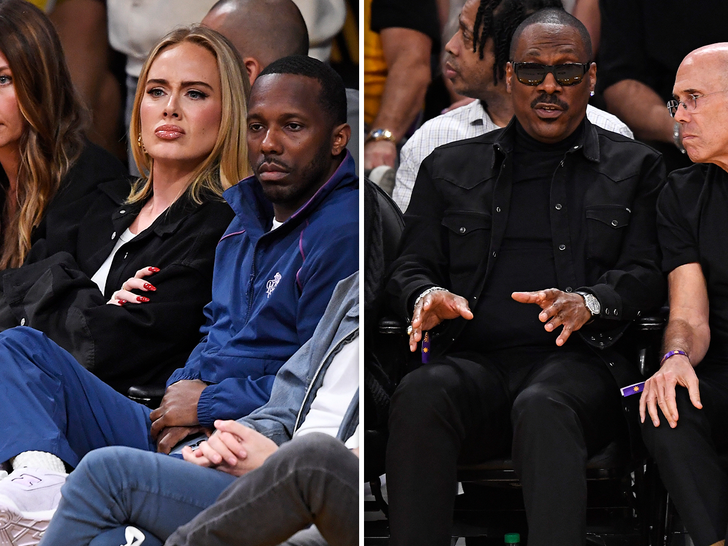 Celebrities at Lakers vs. Nuggets - Game 3