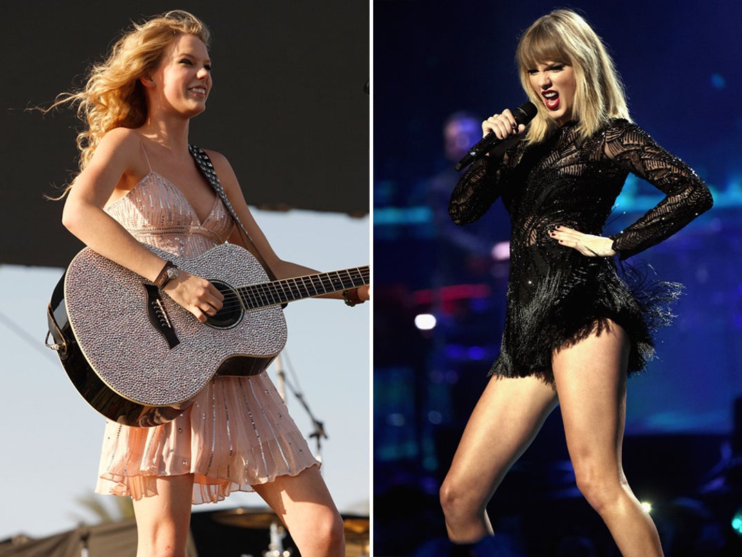 Old Taylor (18) vs. New Taylor (27) -- Reputation Edition