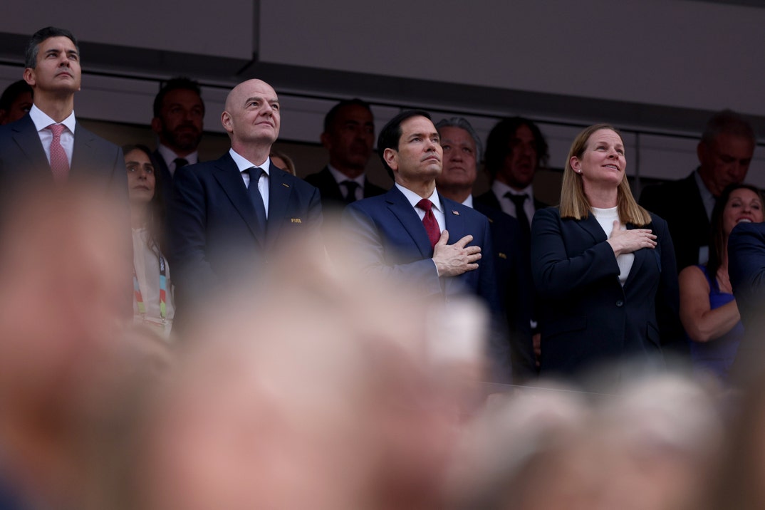Gianni Infantino and Marco Rubio