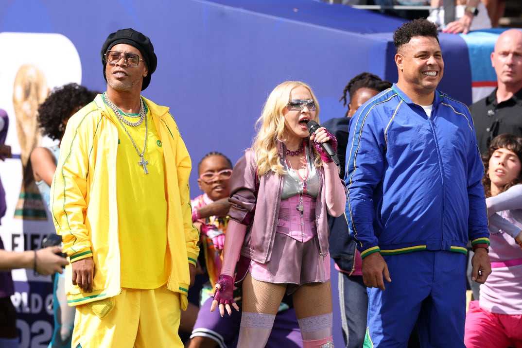 Ronaldinho, Madonna and Ronaldo