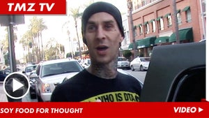 Travis Barker -- Meat-Free's the Way for Me ... and My Kids