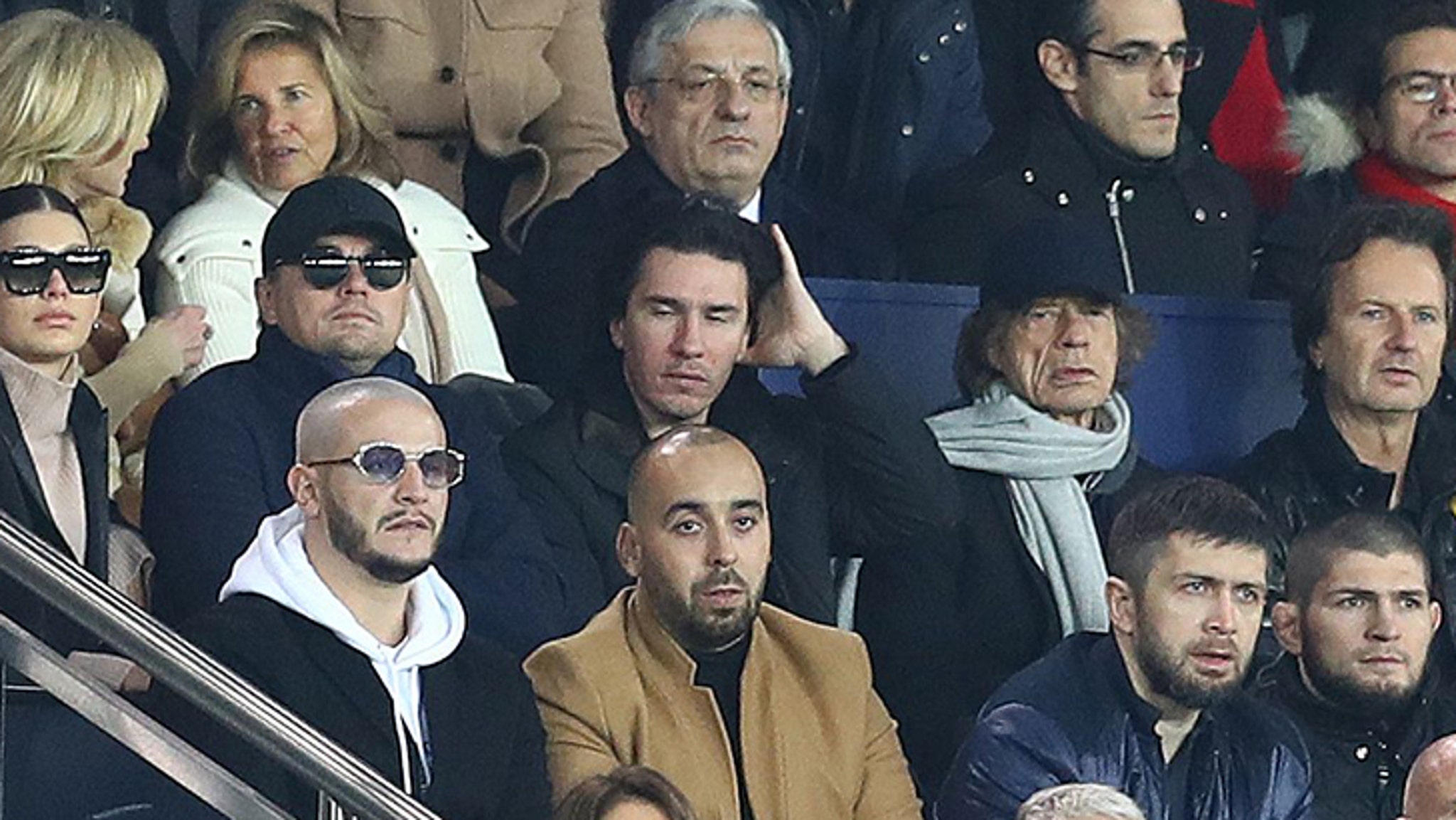 Khabib Gets Better Seats Than DiCaprio and Mick Jagger at PSG Game