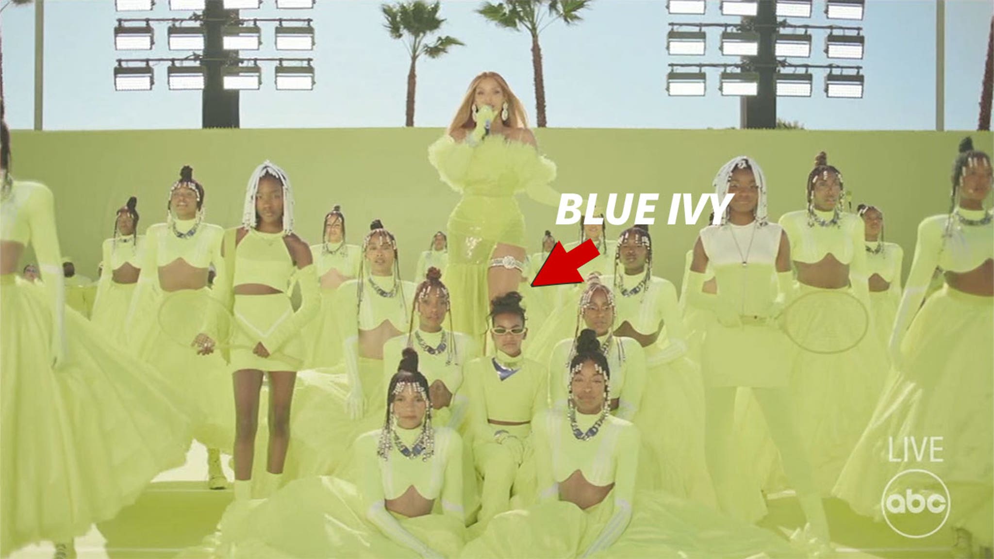 Beyonce Kicks Off Oscars at Compton Tennis Court, Blue Ivy Cameos