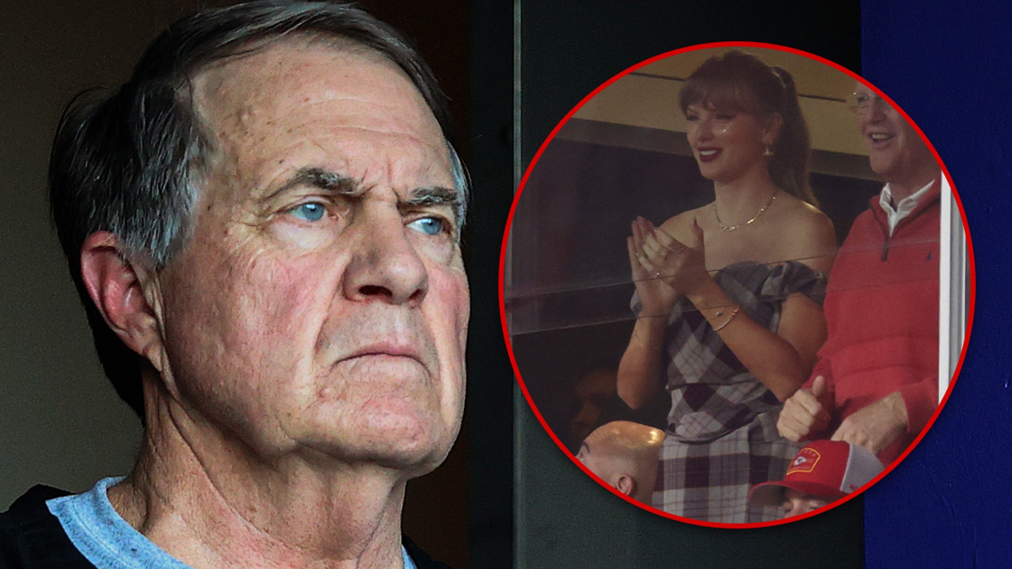 Bill Belichick’s Groan On ‘MNF’ Broadcast Seemingly Not Directed At Taylor Swift