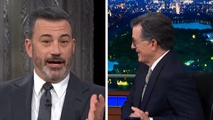 Jimmy Kimmel and Stephen Colbert