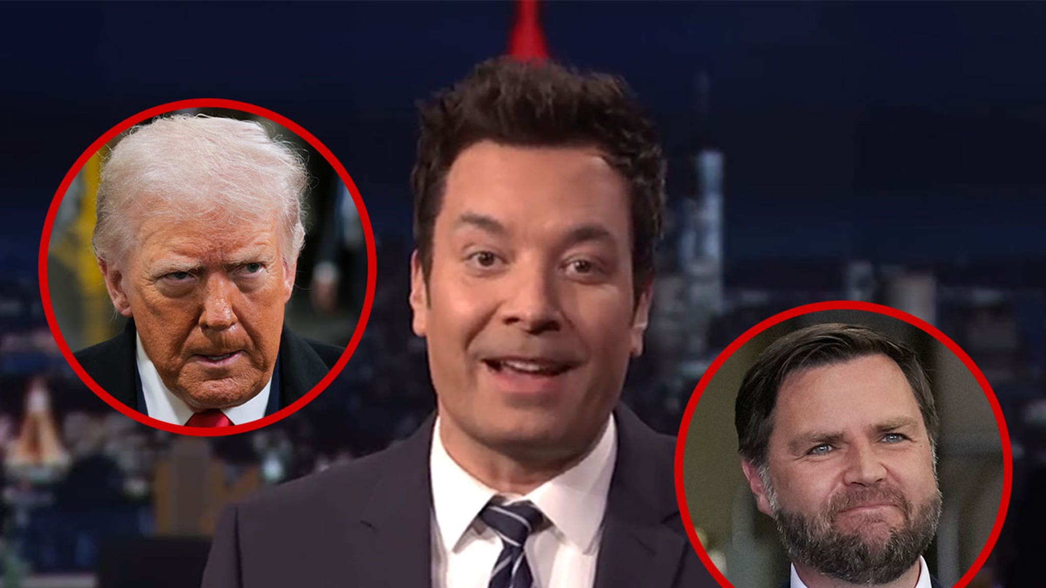 Jimmy Fallon Mocks Trump as Big Baby After Vance Pregnancy Announcement