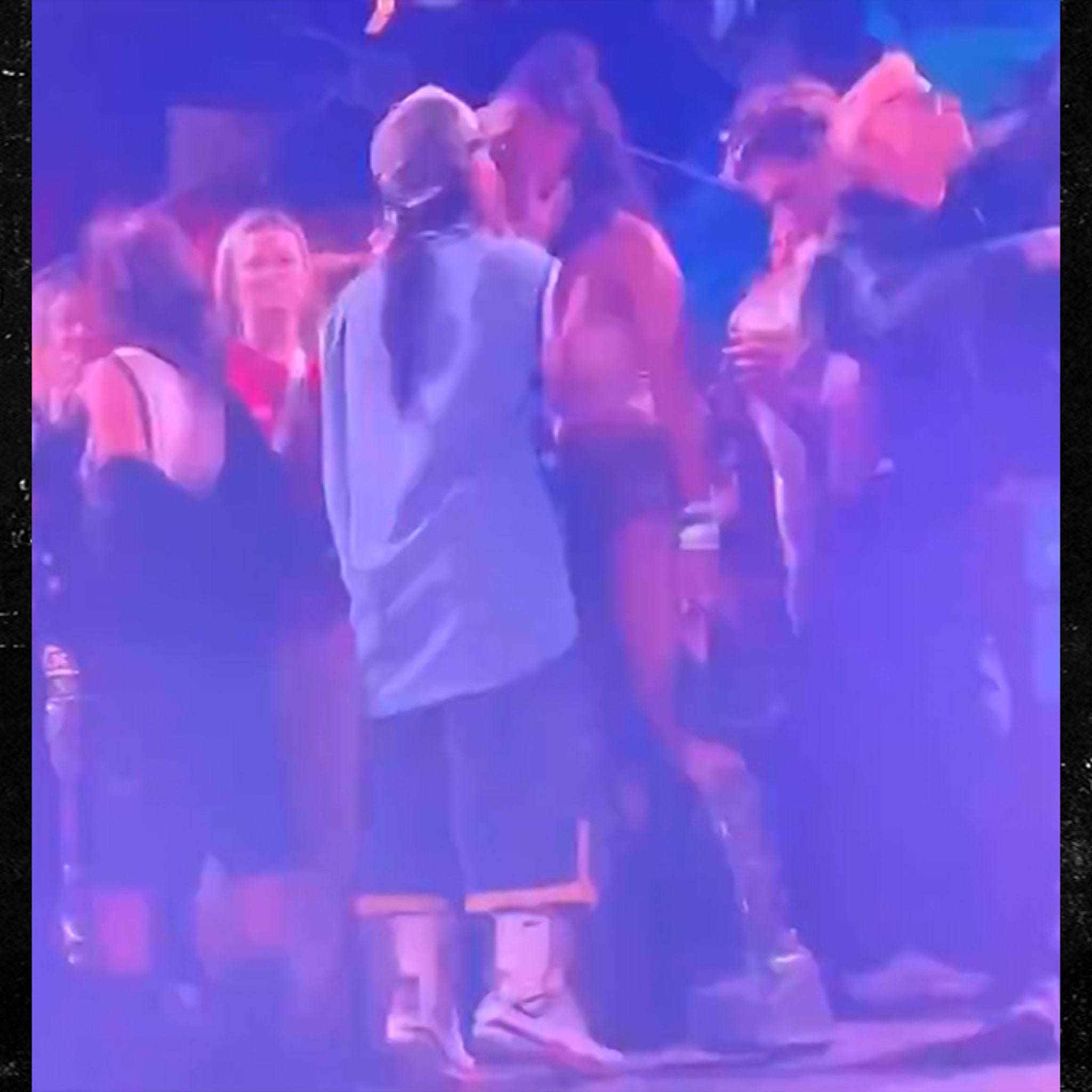 Billie Eilish Kisses YouTuber Quenlin Blackwell at Coachella