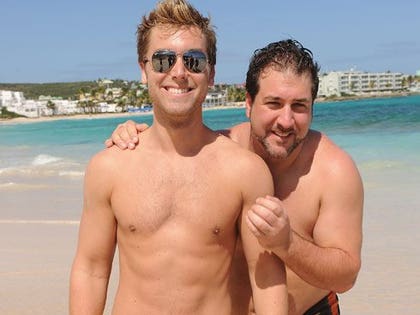 Lance Bass and Joey Fatone