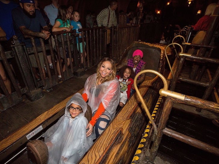 Mariah Carey and Nick Cannon Celebrate Twins' 6th Bday At Disneyland