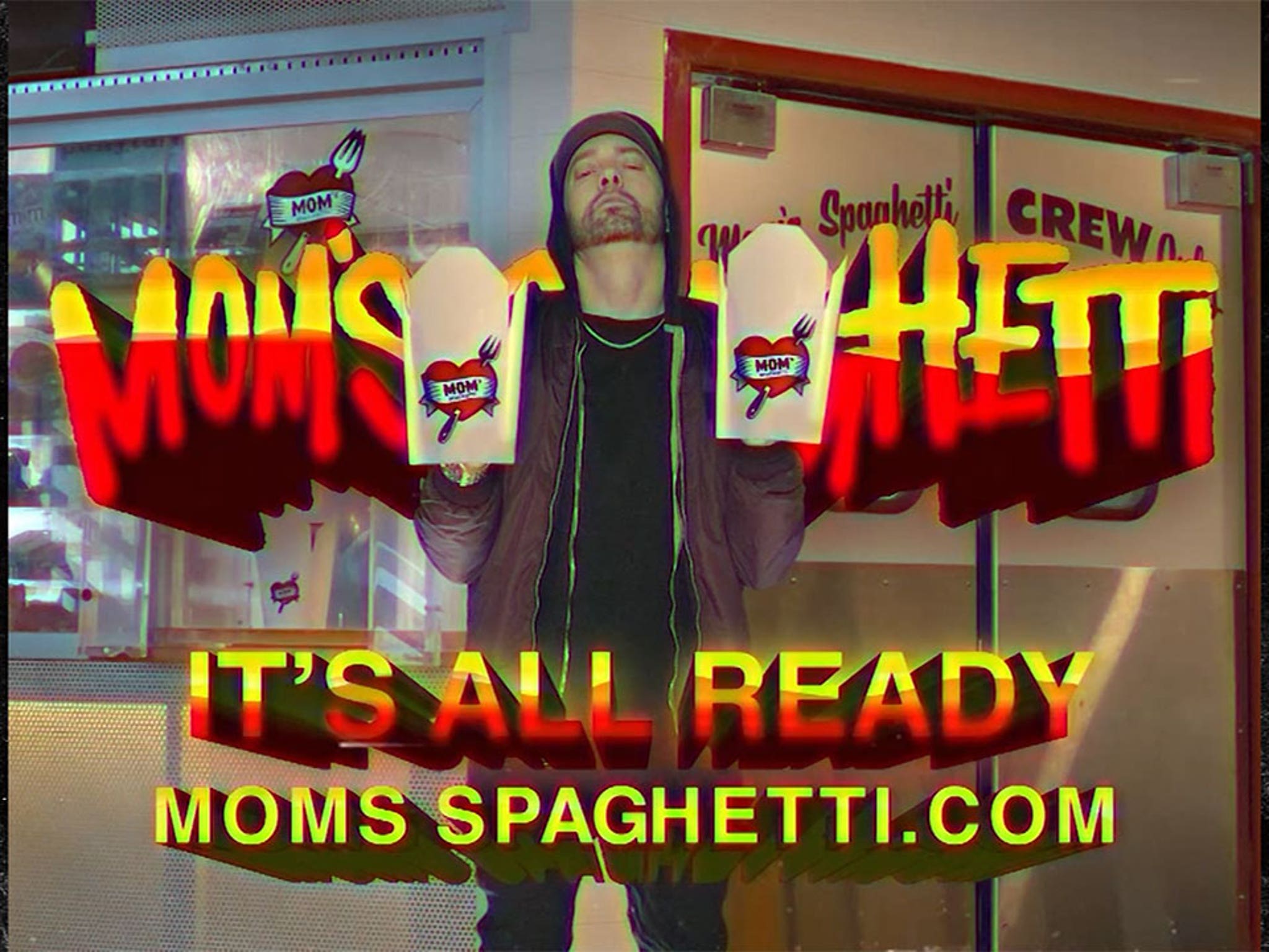 Eminem bringing his 'Mom's Spaghetti' restaurant with him when he performs  at Super Bowl halftime show