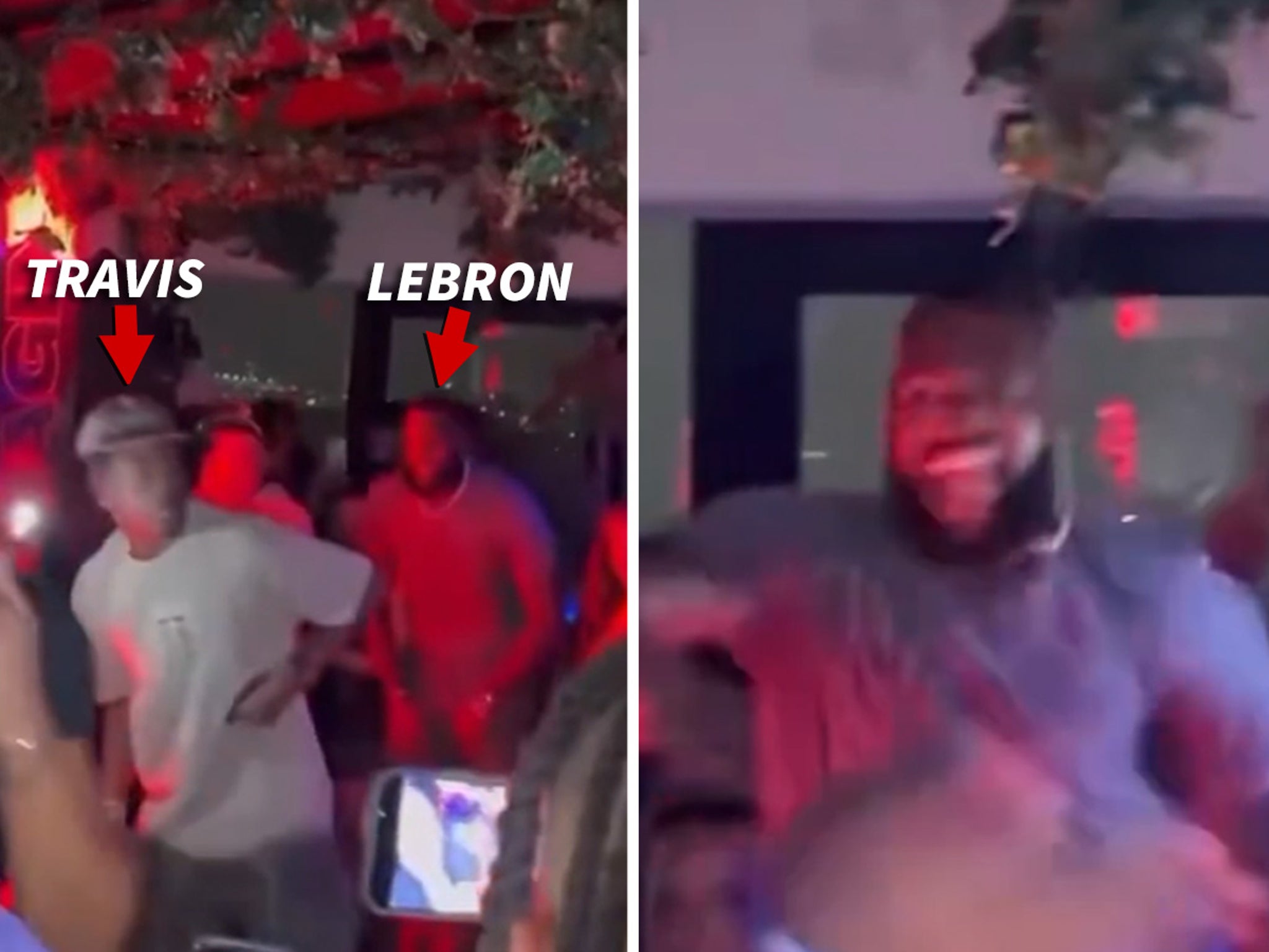 LeBron James Rages With Travis Scott At Bronny's Birthday Party