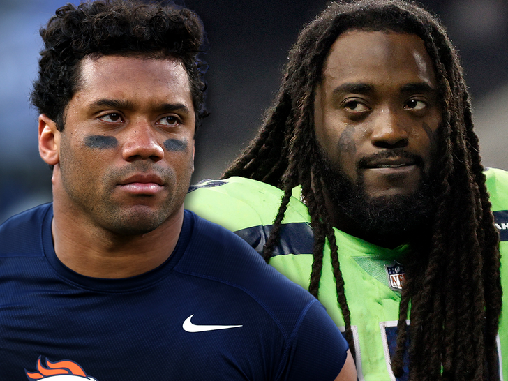 alex collins and Russell Wilson