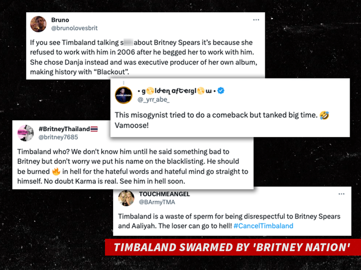 Timbaland Swarmed By 'Britney Nation' tweets
