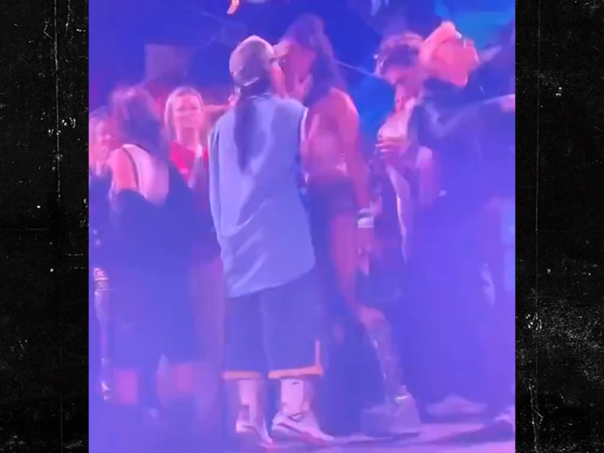 Billie Eilish Kisses YouTuber Quenlin Blackwell at Coachella