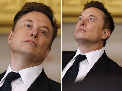 Elon Musk Looking Around At The 2025 Presidential Inauguration