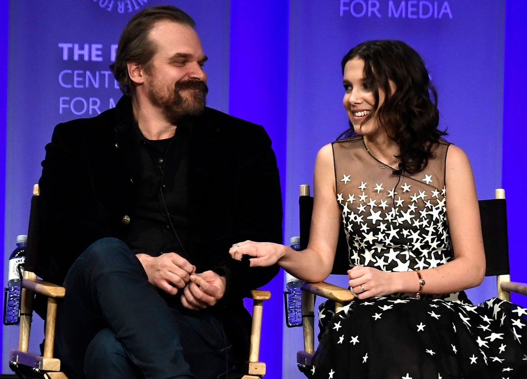 Millie Bobby Brown David Harbour Through The Years 3