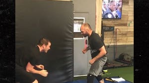 Chris Pratt Takes On Randy Couture at Famous MMA Gym
