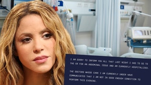 shakira in hospital