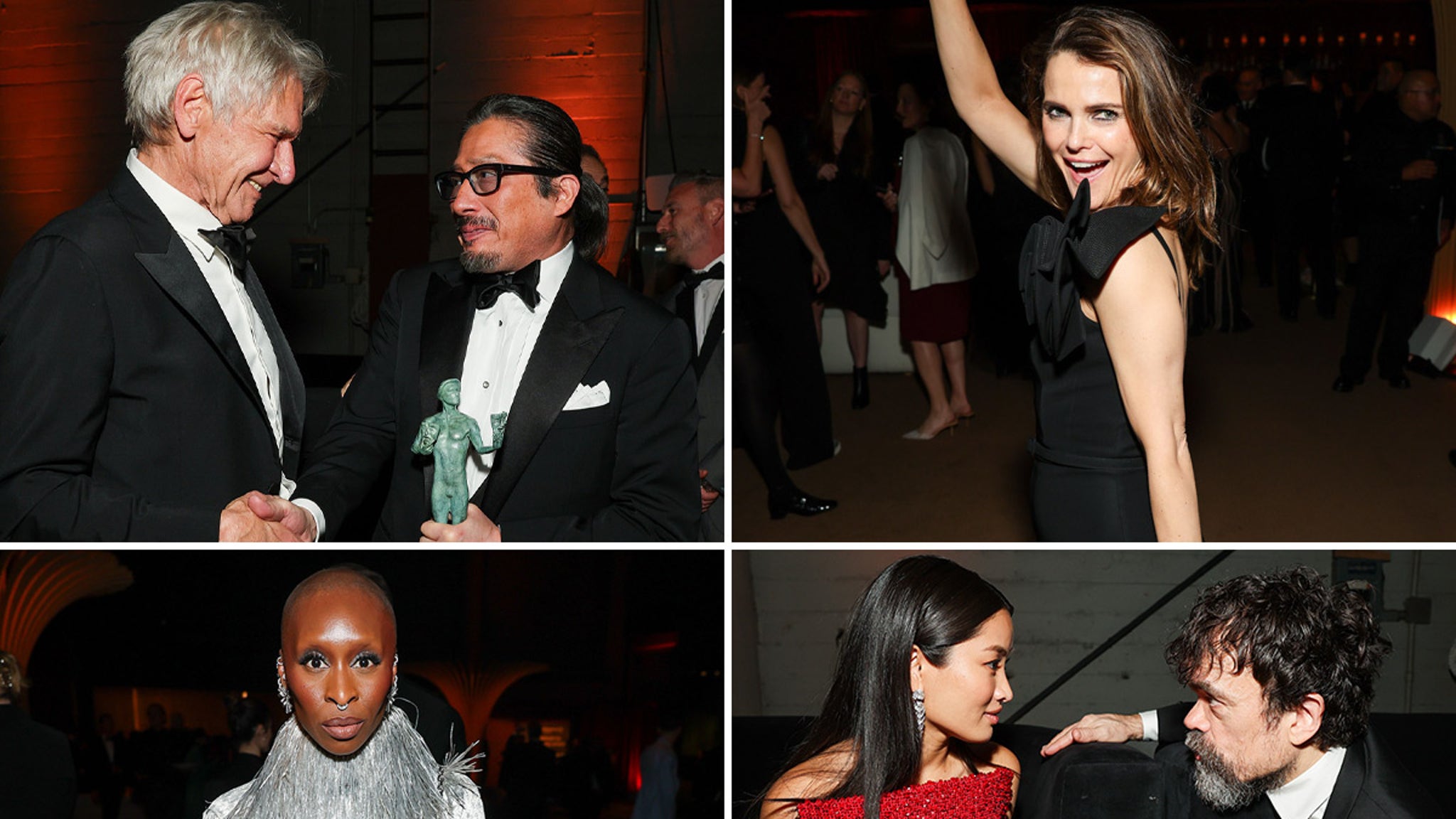 Celebs Mingle at SAG Awards After-Party at Shrine Auditorium