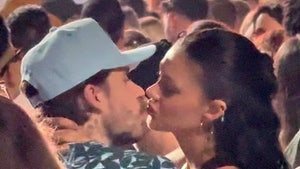 brookyn beckham nicola peltz kiss coachella launch backgrid
