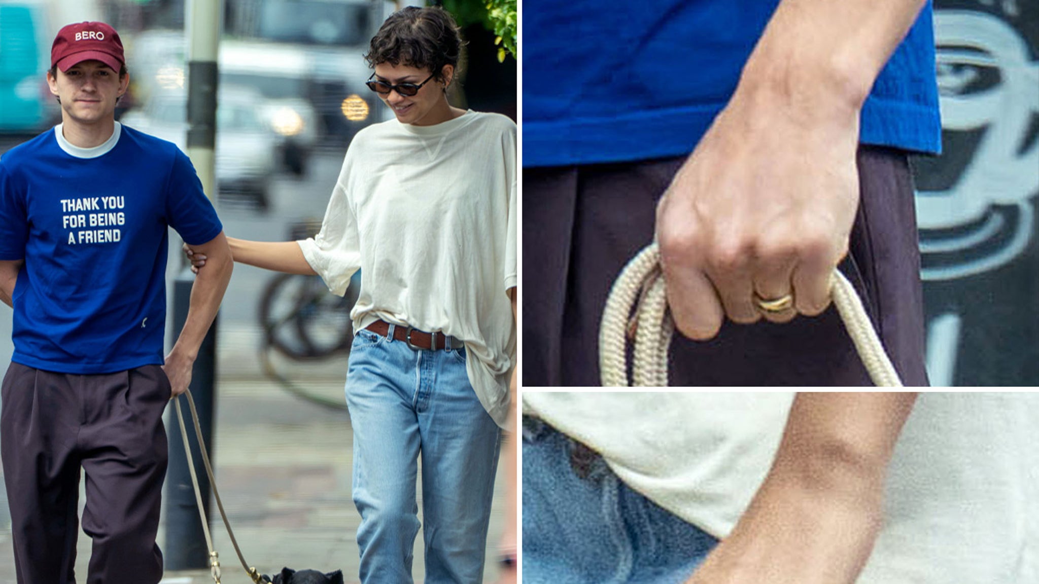 Tom Holland and Zendaya Show Off Wedding Bands on Coffee Date in London