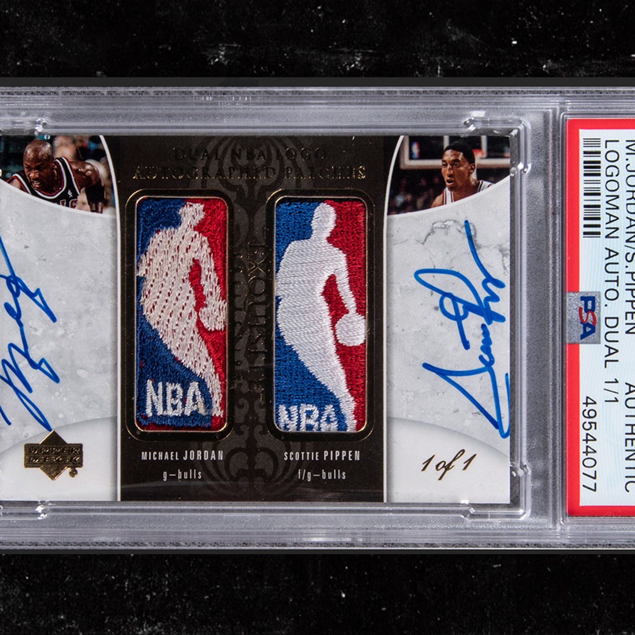 Michael Jordan & Scottie Pippen Signed Super-Rare Basketball