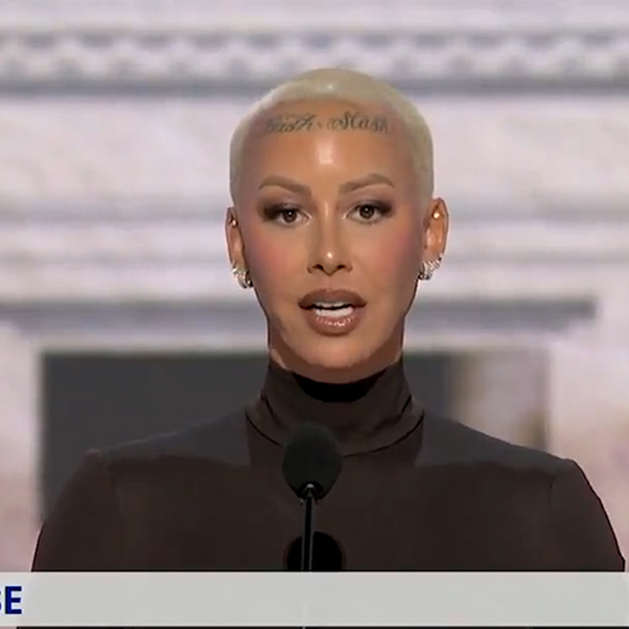 Amber Rose Rocks the House at RNC, Explains Backstory to Trump Support