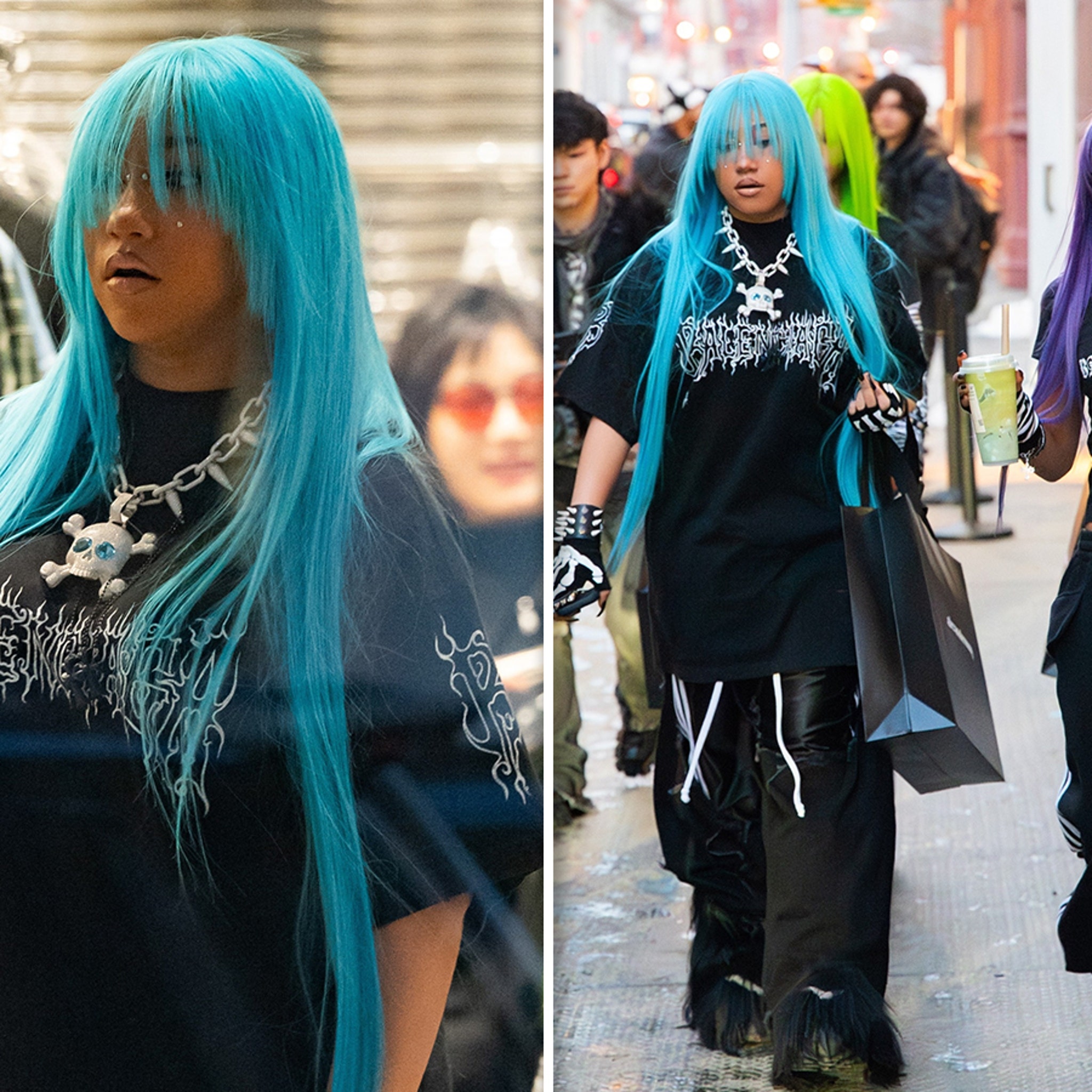 North West Spotted Shopping with Friends at Alexander Wang in Soho