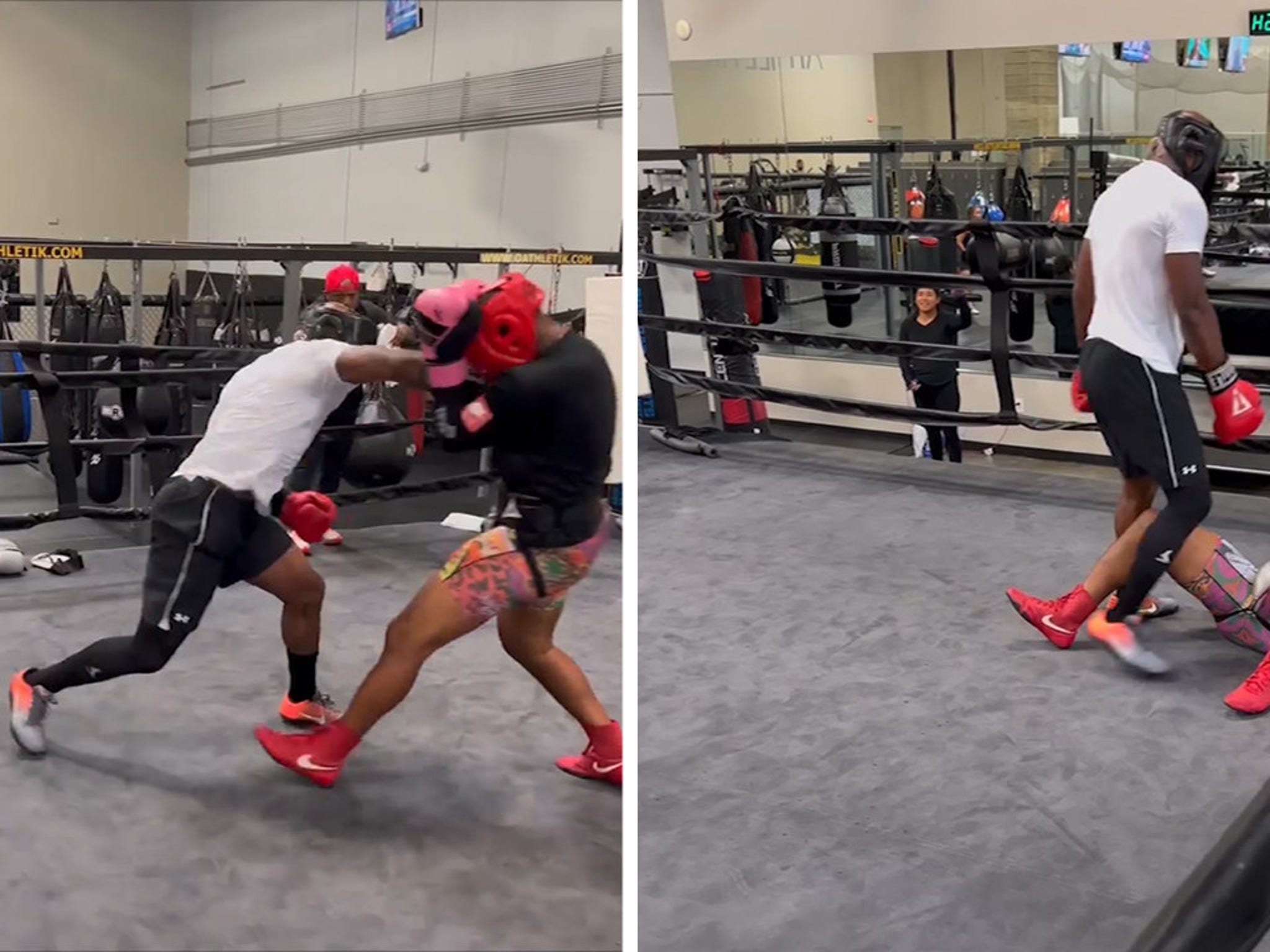 WATCH: Adrian Peterson brutally knocks out his sparring partner