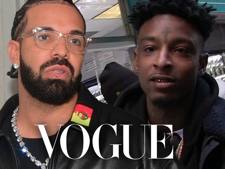 Drake, 21 Savage Settle Lawsuit Over Fake Vogue Cover