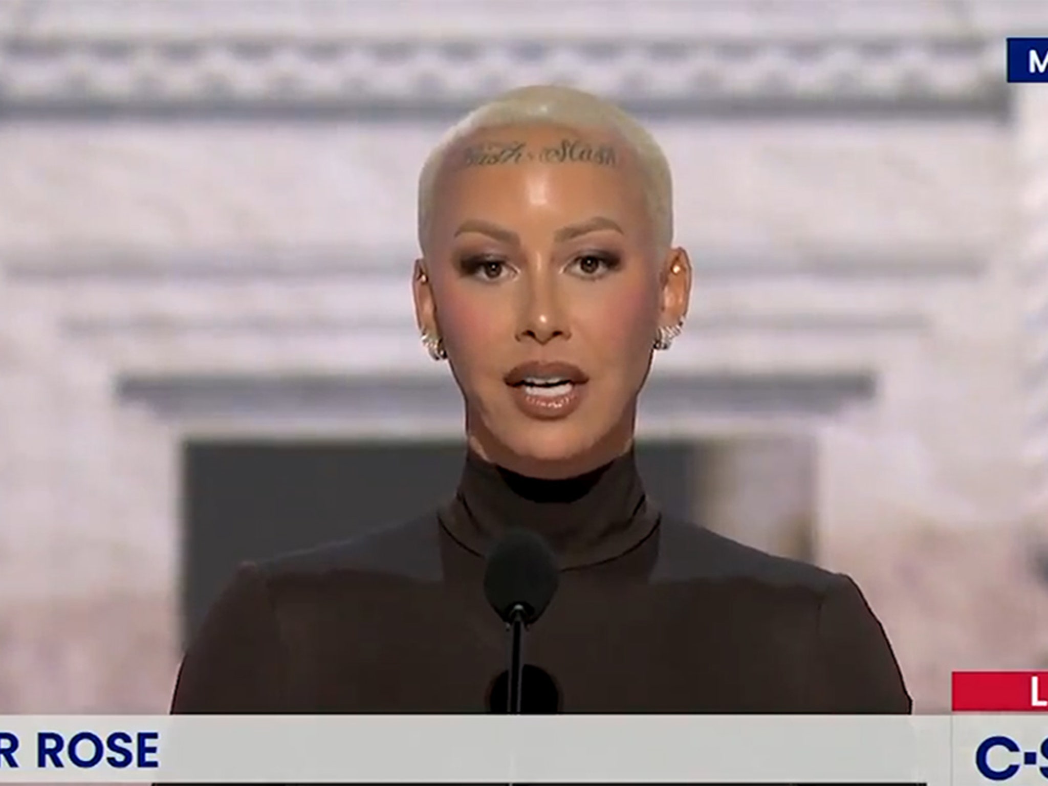 Amber Rose Rocks the House at RNC, Explains Backstory to Trump Support