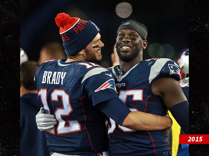 Tom Brady und Chandler Jones Getty 1