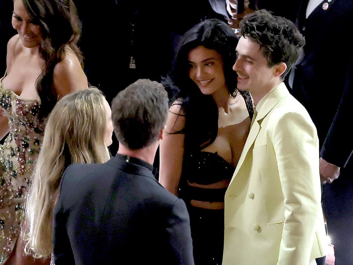 kylie jenner timothee chalamet oscars