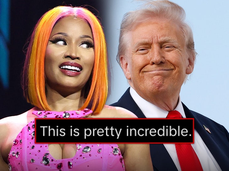 nicki minaj donald trump main getty