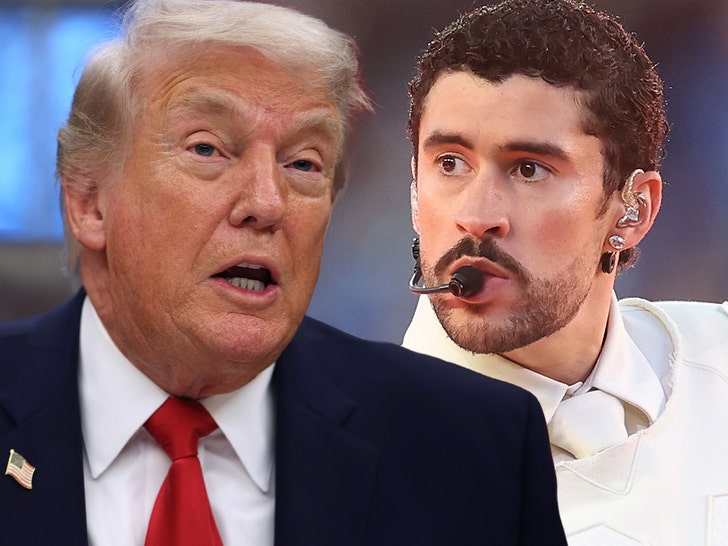 bad bunny and donald trump getty 1