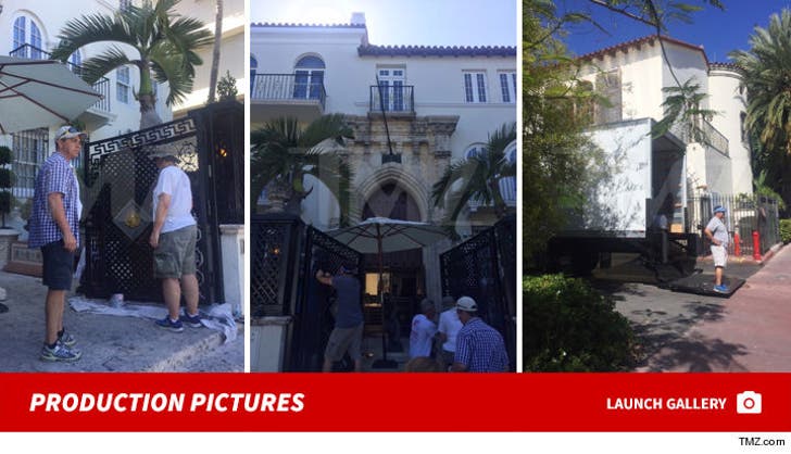 'American Crime Story' -- Production at the Versace Mansion