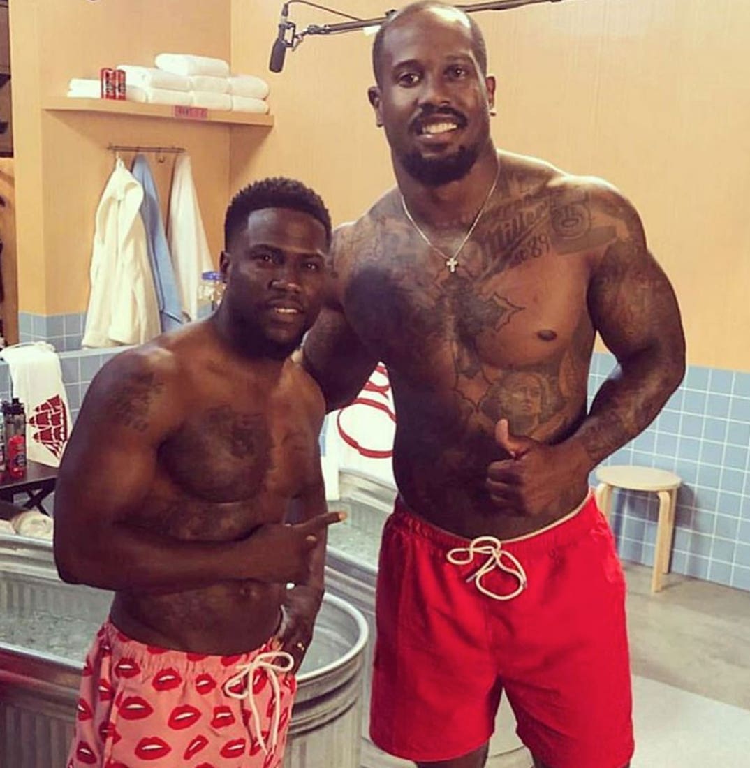 Kevin Hart (38) vs. Von Miller (29) -- Studs in Trunks Edition