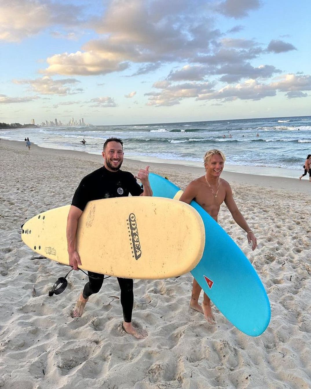 Mike Majlak and Korin Hutchings