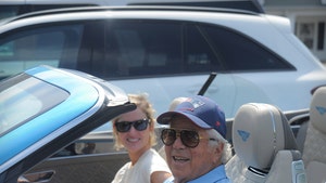 Robert Kraft Takes GF For a Spin in New Ultra-Rare Bentley, Best Bday Gift Ever?!